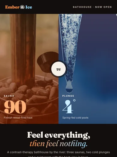 Ember & Ice email: Feel everything, then feel nothing