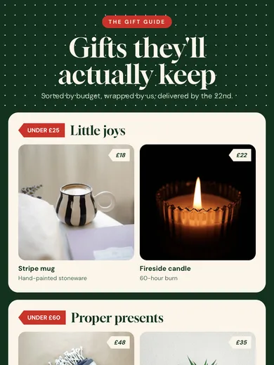 Hollow & Co. email: Gifts they’ll actually keep